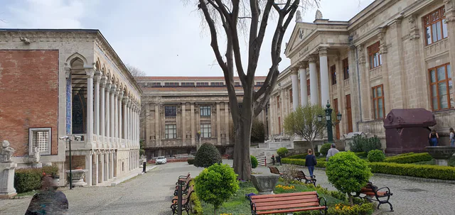 The main building of the Istanbul Archaeology Museums.